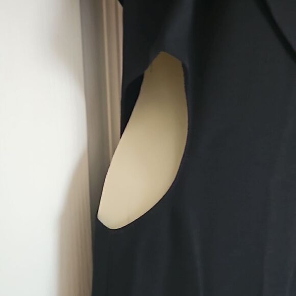 Zara Ladies Side Cut Out Maxi Dress XS Black - Picture 6 of 16